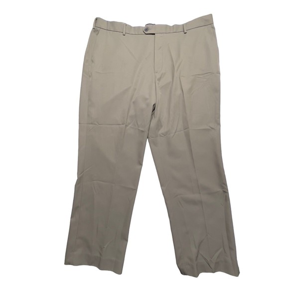 Dockers D3 Pants Mens 42x30 Brown Polyester‎ Casual Chino Dressy Work Meetings - Picture 1 of 15